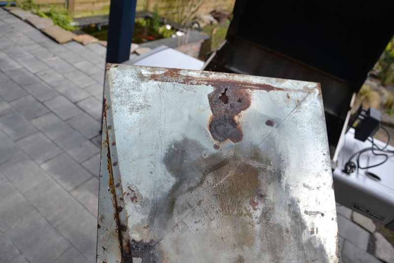 tropfblech-napoleon-t410-durgerostet